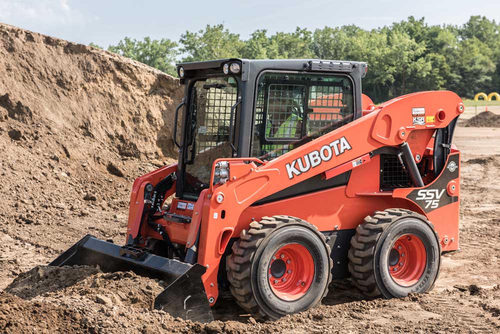 Kubota 75HP Skid Steer with Rubber Tires FastTrac Rentals